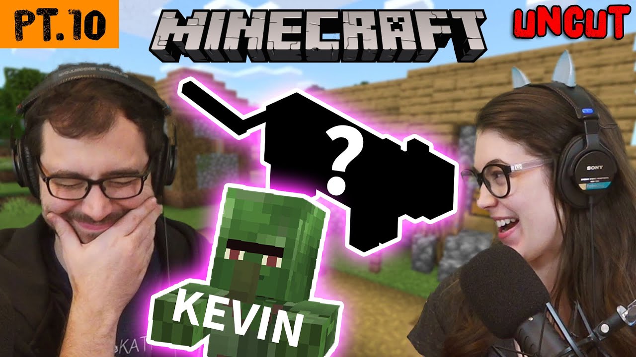 Minecraft pt.10 uncut let's play (our village is dying 😭)