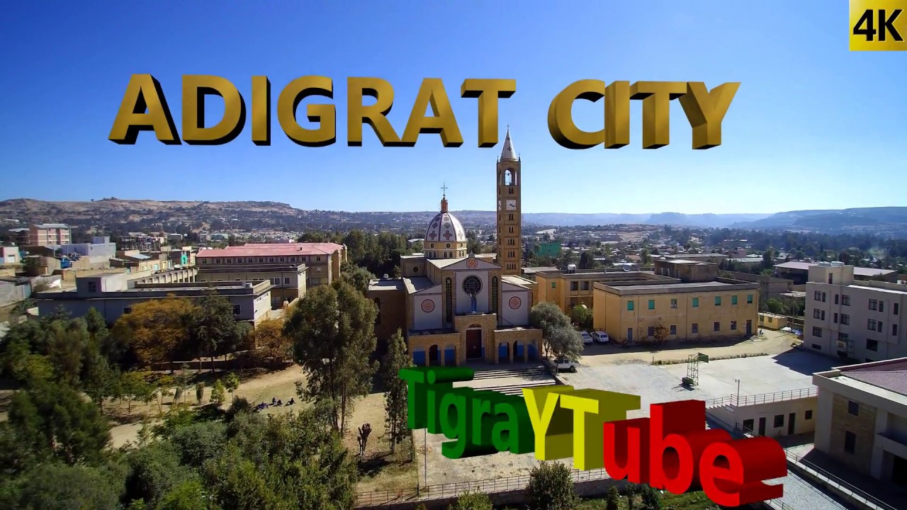 Adigrat City From The Sky Drone Shoot Video - Part 1