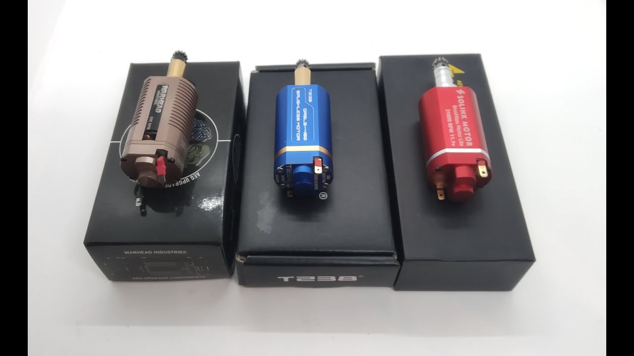 Warhead, Solink and T238 Brushless Motor RPM Test