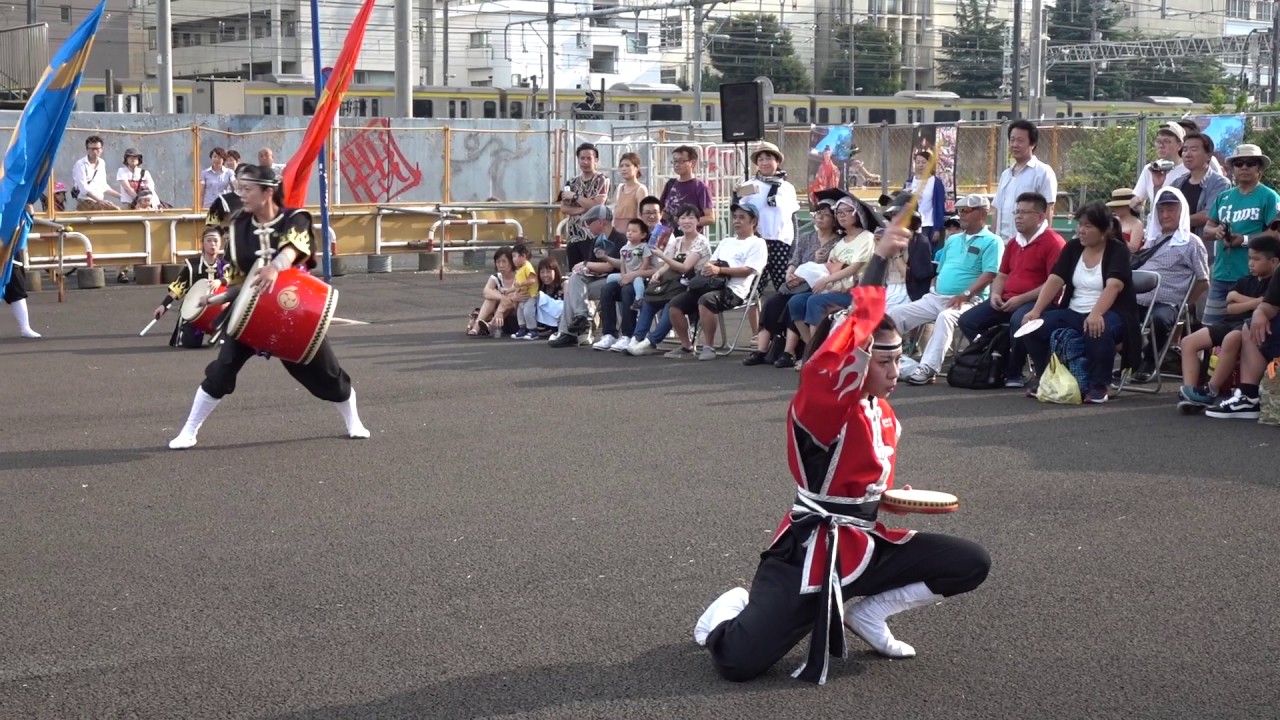昇龍祭太鼓 (1/3 七月節～琉球王朝～ダイナミック琉球) in 中野チャンプルーフェスタ 2017