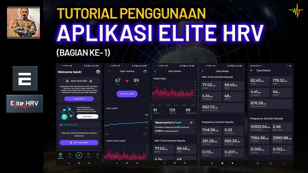 TUTORIAL PENGUNAAN APLIKASI ELITE HRV - BAGIAN 1