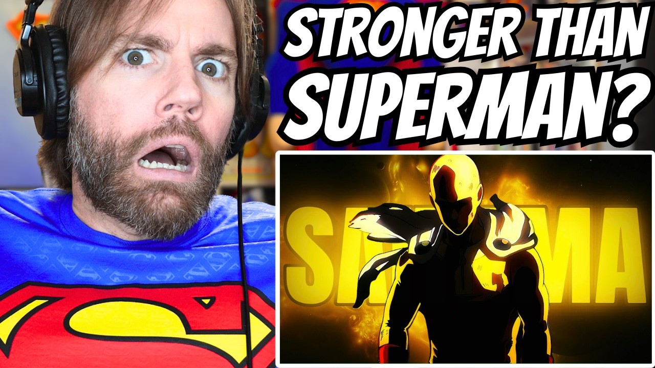 Superman Fan Reacts to How Strong Is Saitama? | One Punch Man