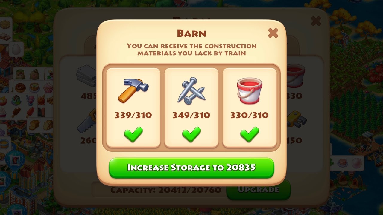 Township. Sweet 4x Barn Upgrade. Frozen Fortune, not this time me thinks.