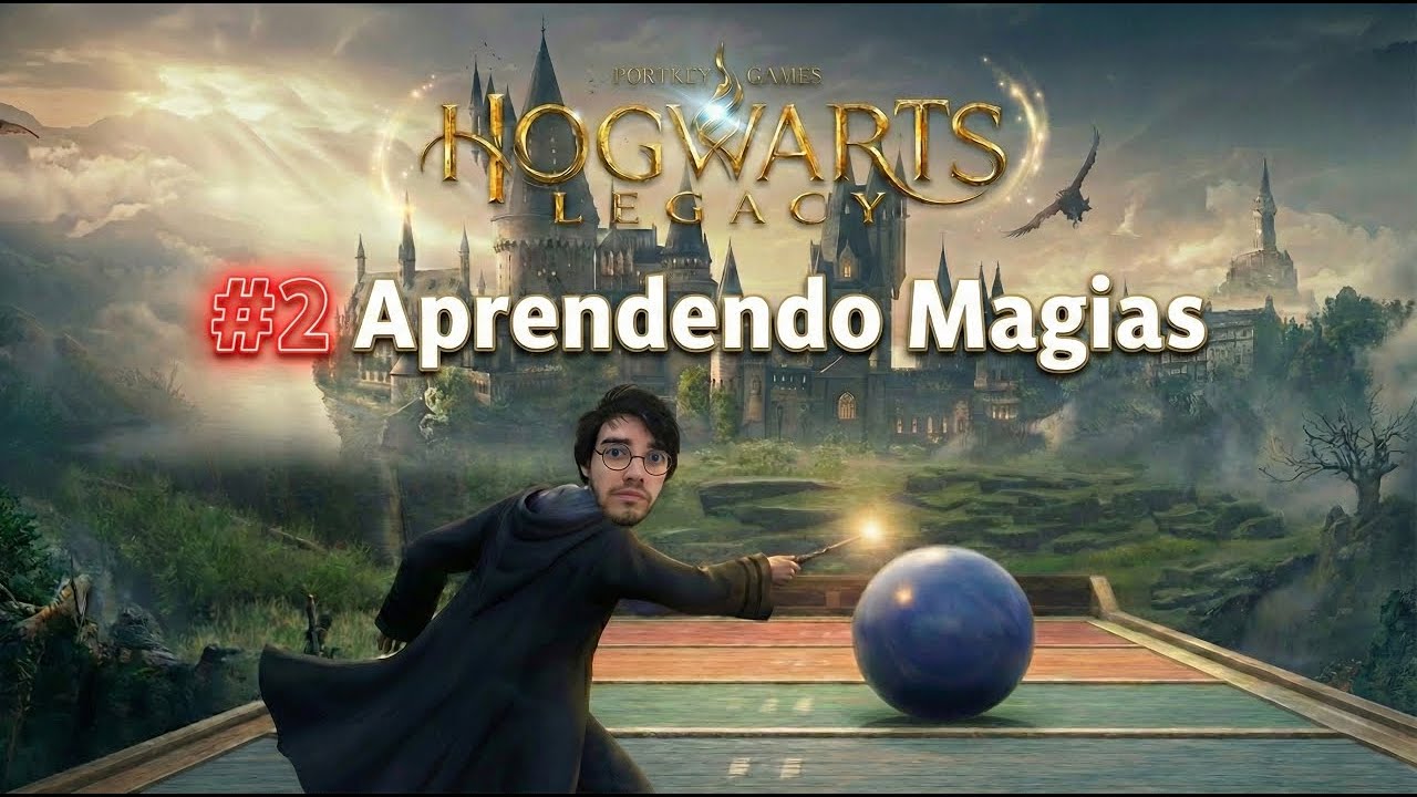APRENDI AS PRIMEIRAS MAGIAS! Hogwarts Legacy Gameplay #2