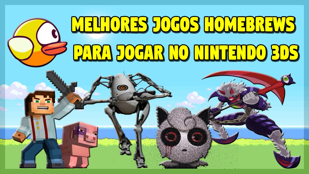 Melhores JOGOS HOMEBREWS para jogar no Nintendo 3DS #1