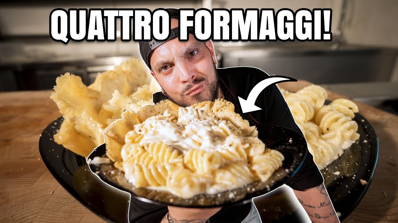 Fusilloni ai 4 FORMAGGI griffati ricetta capolavoro!