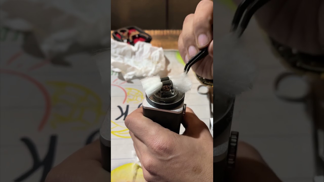 This is how we build RDA tank 🔥 #video #vape #foryou #viral #youtube #shortsfeed #shorts #trending