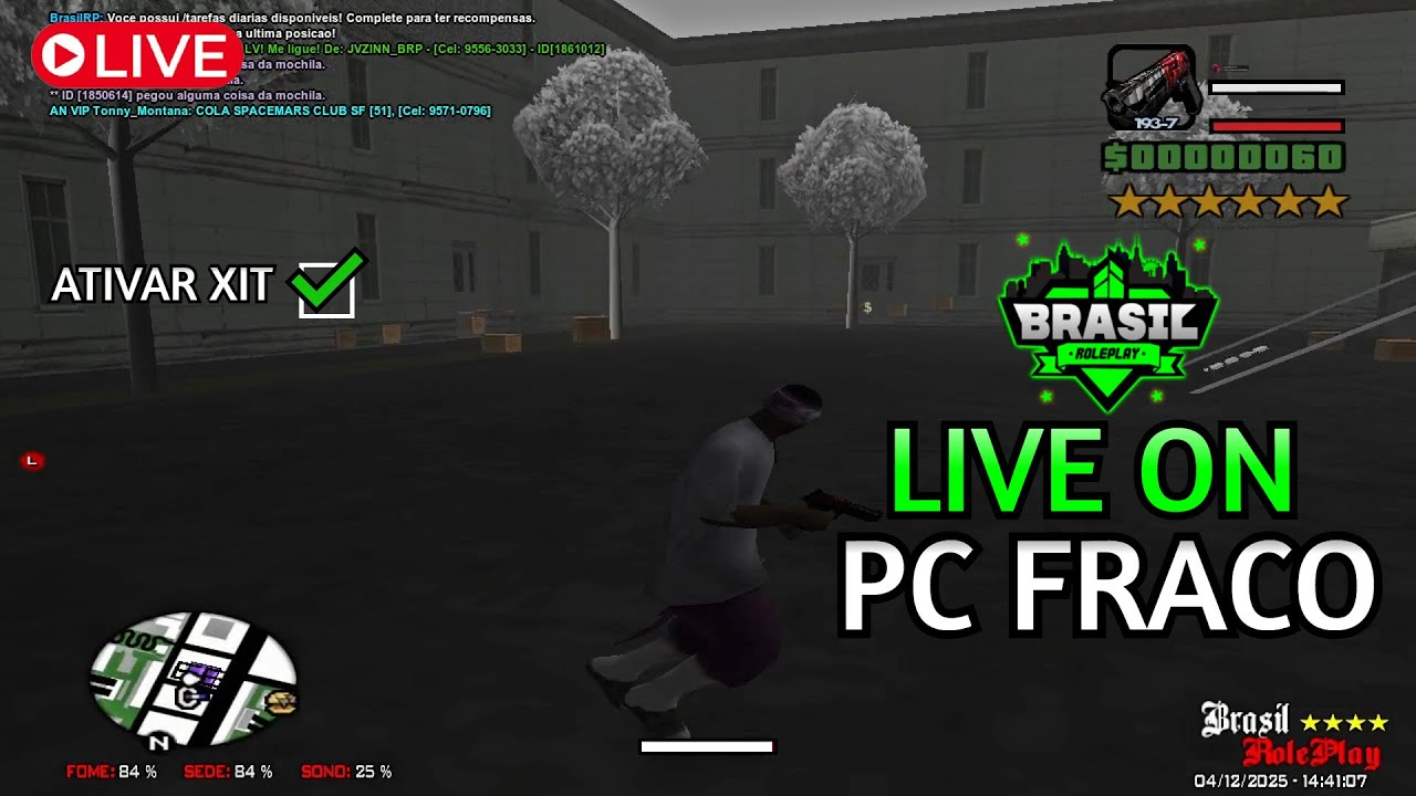 LIVE ON |  MUITA ACÃO (BRASIL ROLEPLAY)