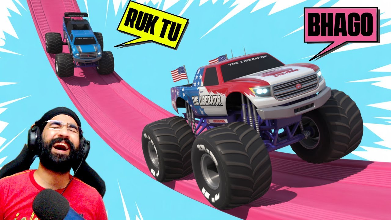 MONSTER TRUCK is TOO FUNNY - GTA 5