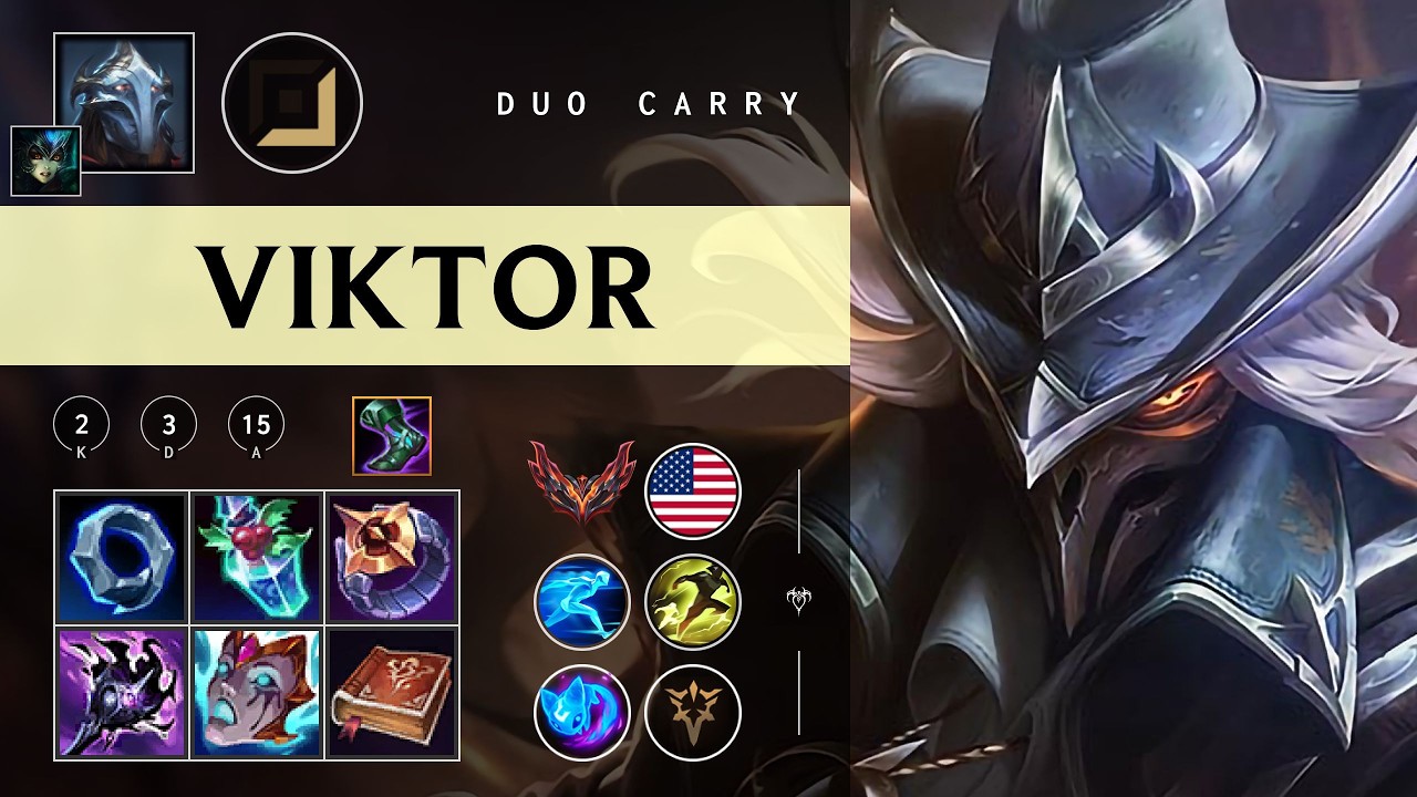 Viktor Carry vs Draven - NA Grandmaster Patch 26.03