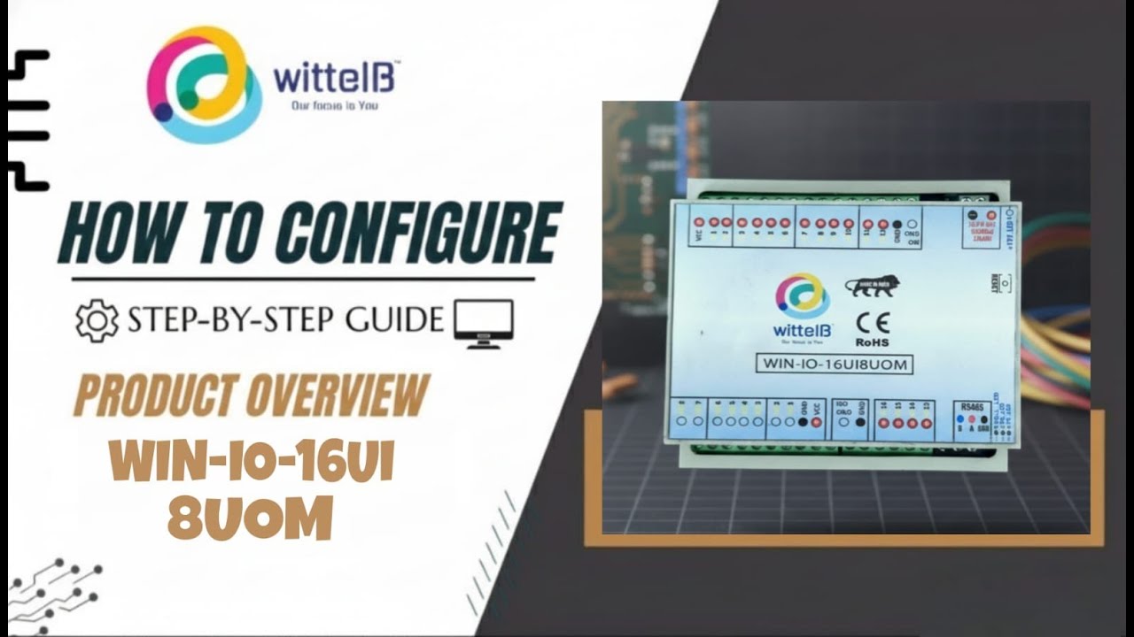Configuration n Setup of 16 Universal Input and 8 Universal Output with Modbus RTU (WIN IO 16UI8UOM)