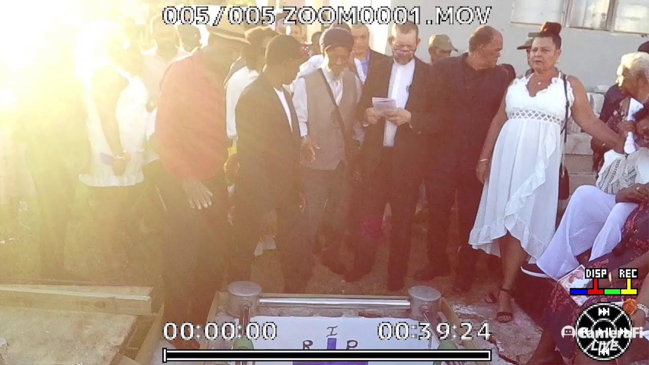 Llewelyn Lee Johnson Funeral Graveside