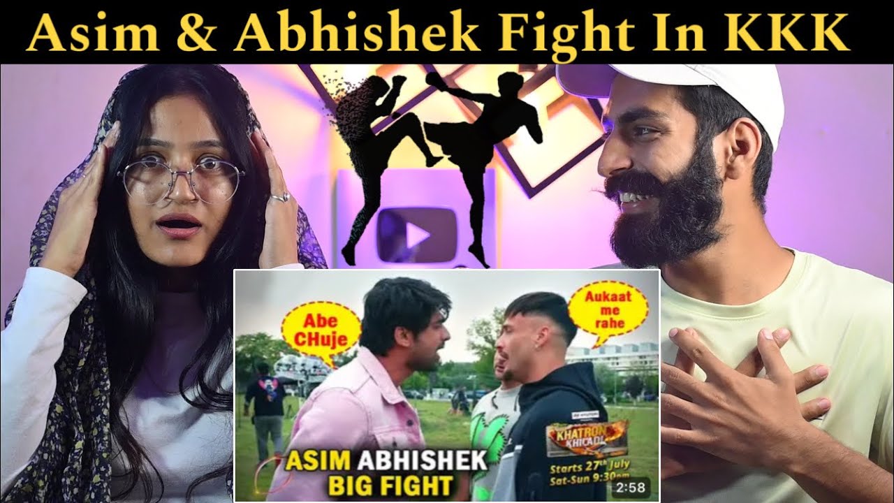 Reaction On : Asim Riaz Fight With Abhishek In Khatron Ke Khiladi | KKH 14 | Beat Blaster