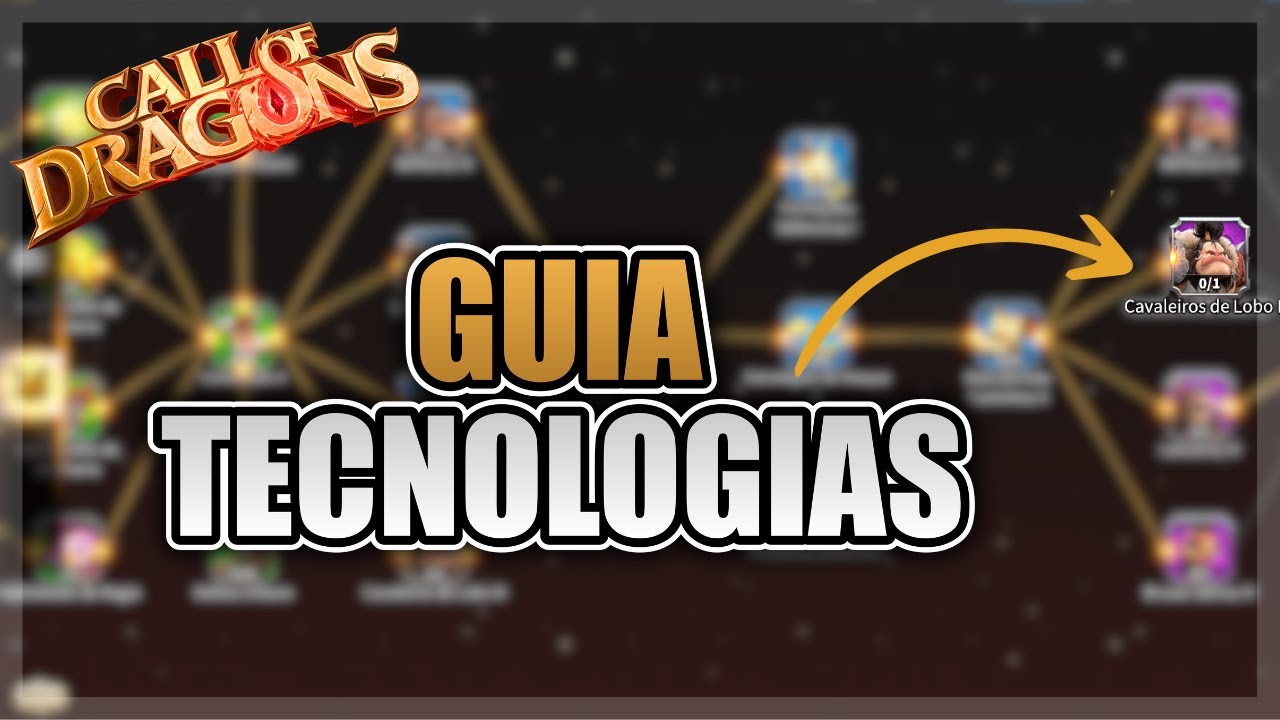 COMO CONSEGUIR T4 MAIS RÁPIDO? | GUIA DAS TECNOLOGIAS - CALL OF DRAGONS