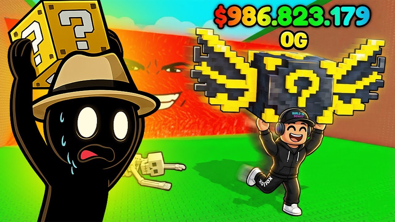 فتحت أخطر لاكي بلوك في ماب التسونامي.. (صدمة! 😱) | Brainrot Lucky Block - Roblox