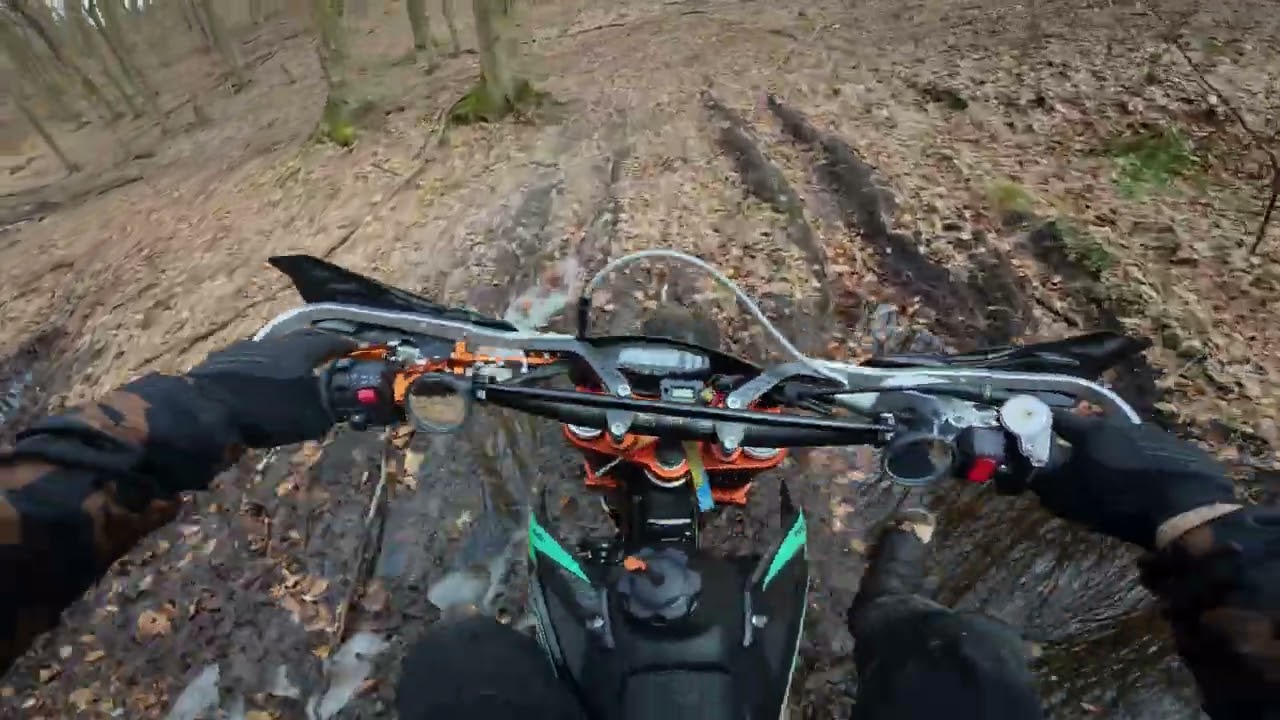 Sunday Enduro Ride in Early Spring Forest | Kovi Advance 300 & Voge 300 Rally | Ravine Surprise