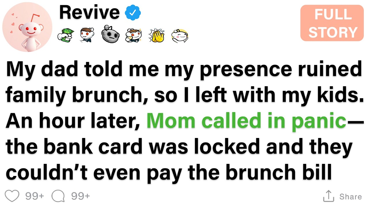 After my dad mocked me and told me to leave the holiday brunch, I walked out with my kids. Later...