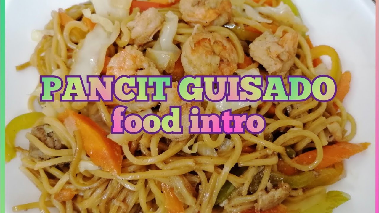PANCIT CANTON GUISADO || Food Intro #3 || Nheng's Kitchen