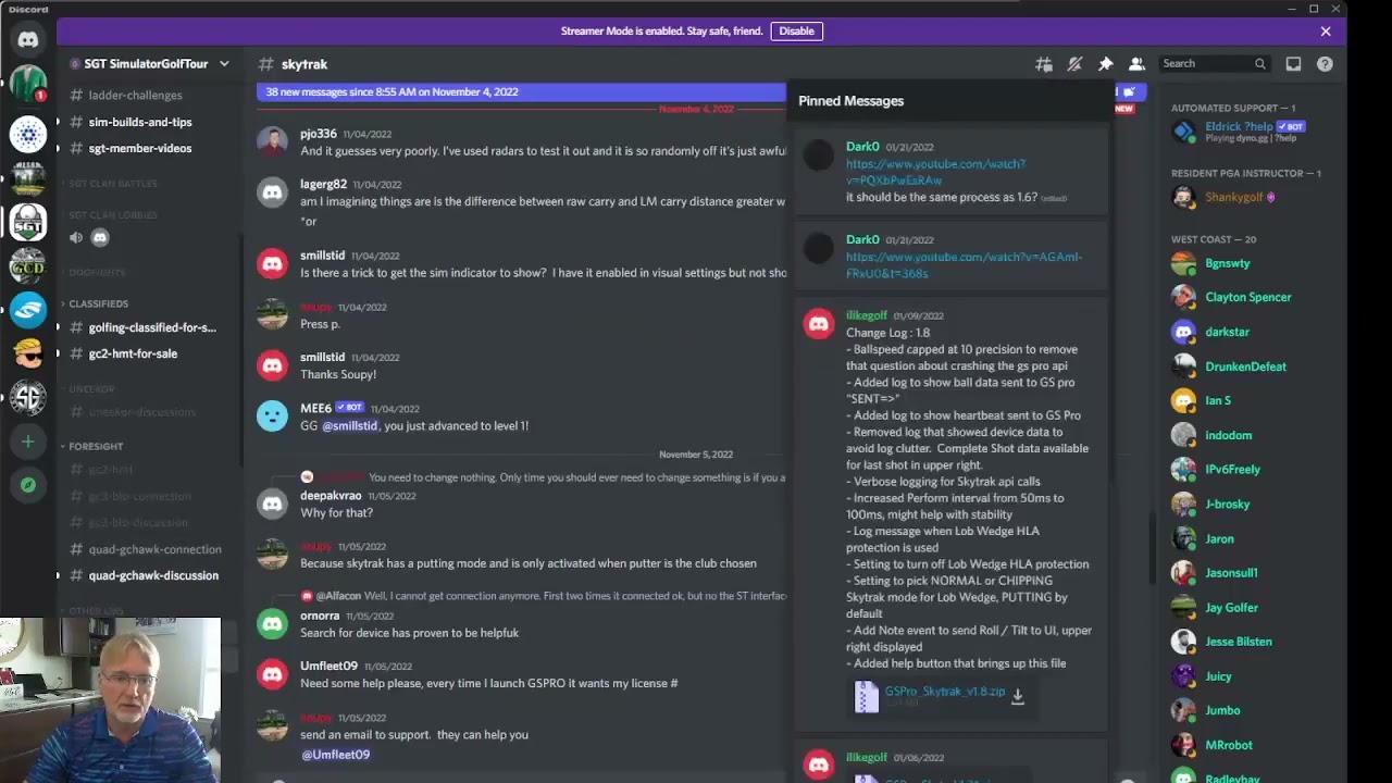 GSPro V2 Tips: Using Discord - Basics and Overview