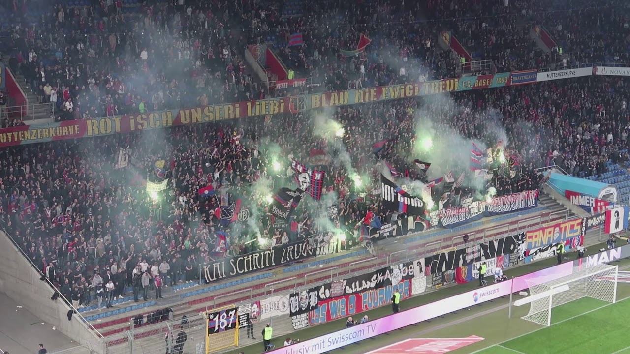 FCB-FCZ: Choreo, Pyro, Sieg im Derby - 11.04.2018