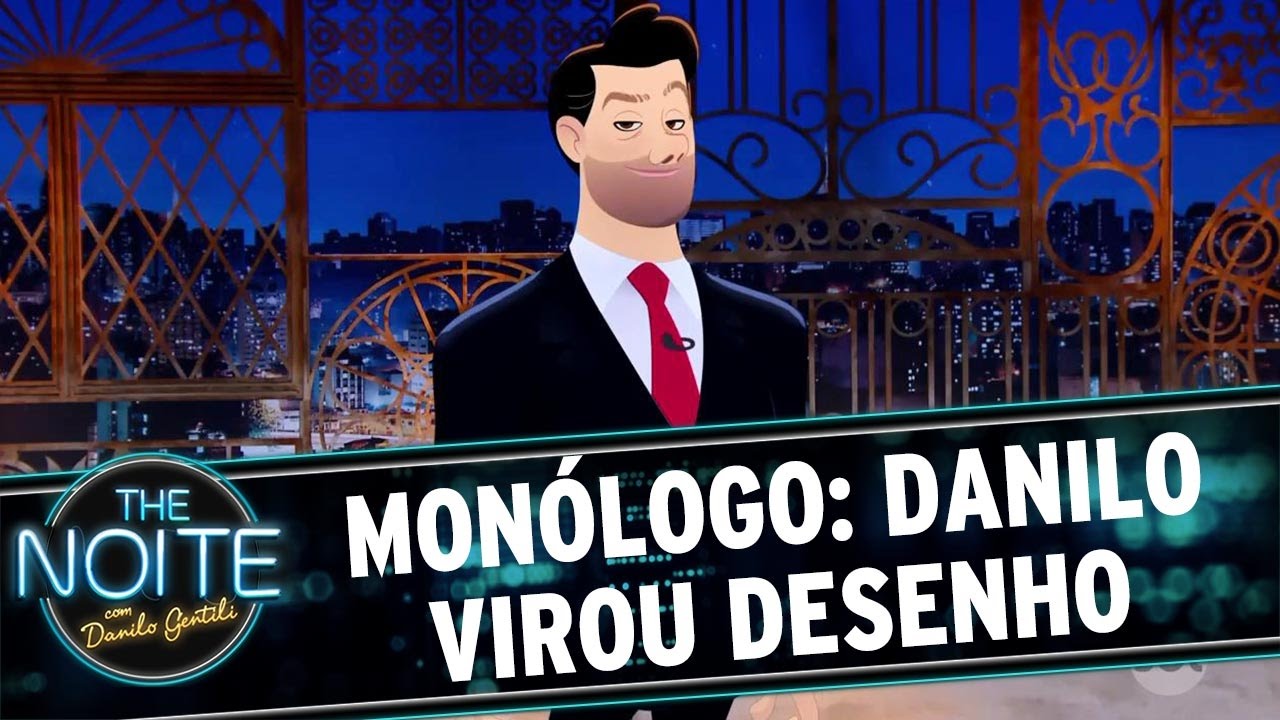 The Noite (14/10/16) - Monólogo: Danilo virou desenho