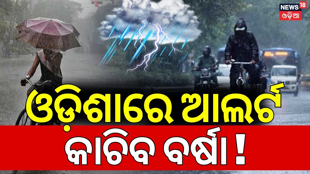 ପ୍ରବଳ ବର୍ଷା ଆଲର୍ଟ | Heavy Rainfall In Odisha | Odisha Rain | Weather News Today | Odia News