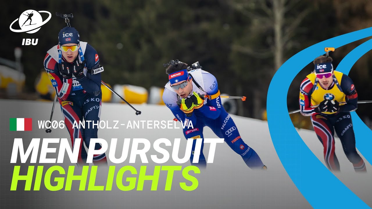 World Cup 24/25 Antholz-Anterselva: Men Pursuit Highlights