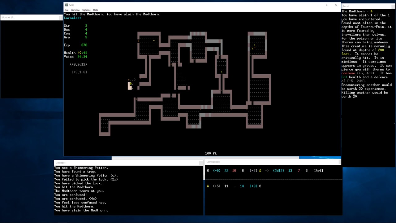 A brief guide to Sil (Roguelike game)