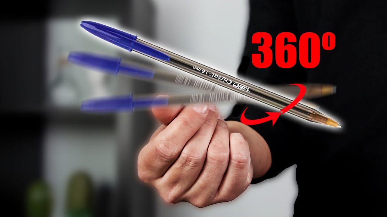 🌀✍ Cómo GIRAR un BOLÍGRAFO en la Mano de Forma SORPRENDENTE [Tutorial de Spinning Pen]
