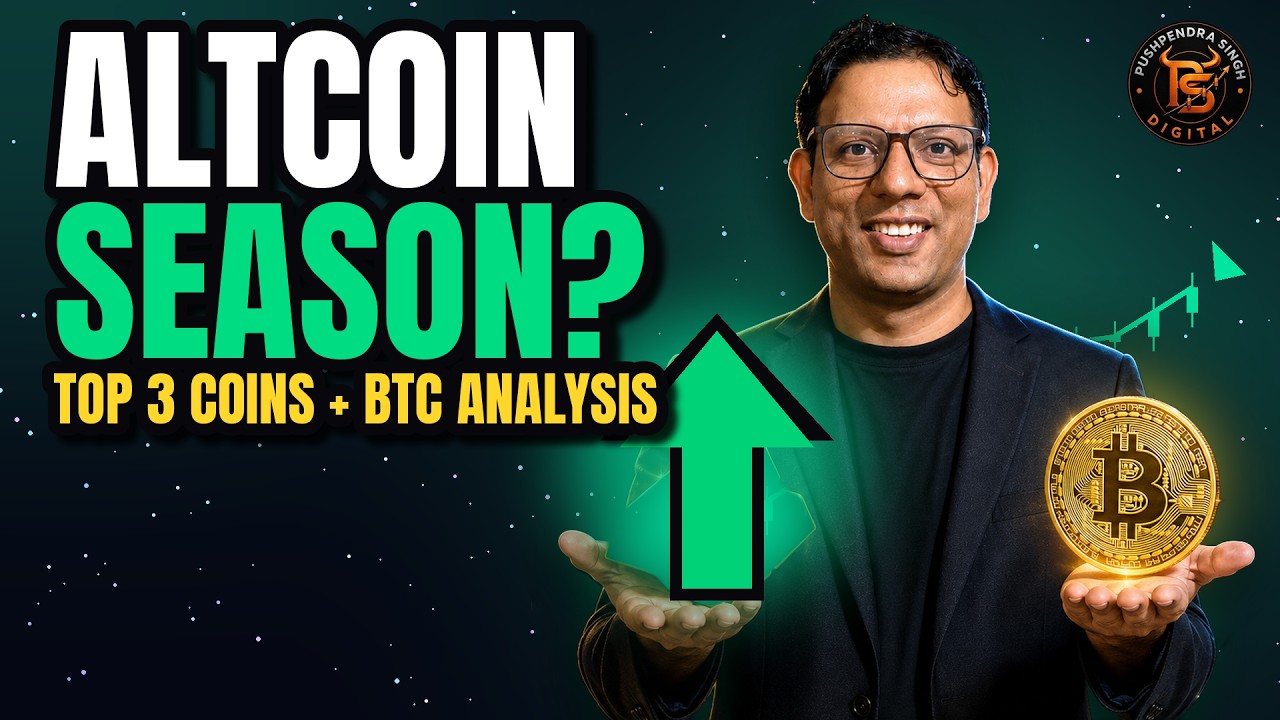 Altcoin Season शुरू? Top 3 Coins + Bitcoin Analysis | Crypto Market Update in Hindi