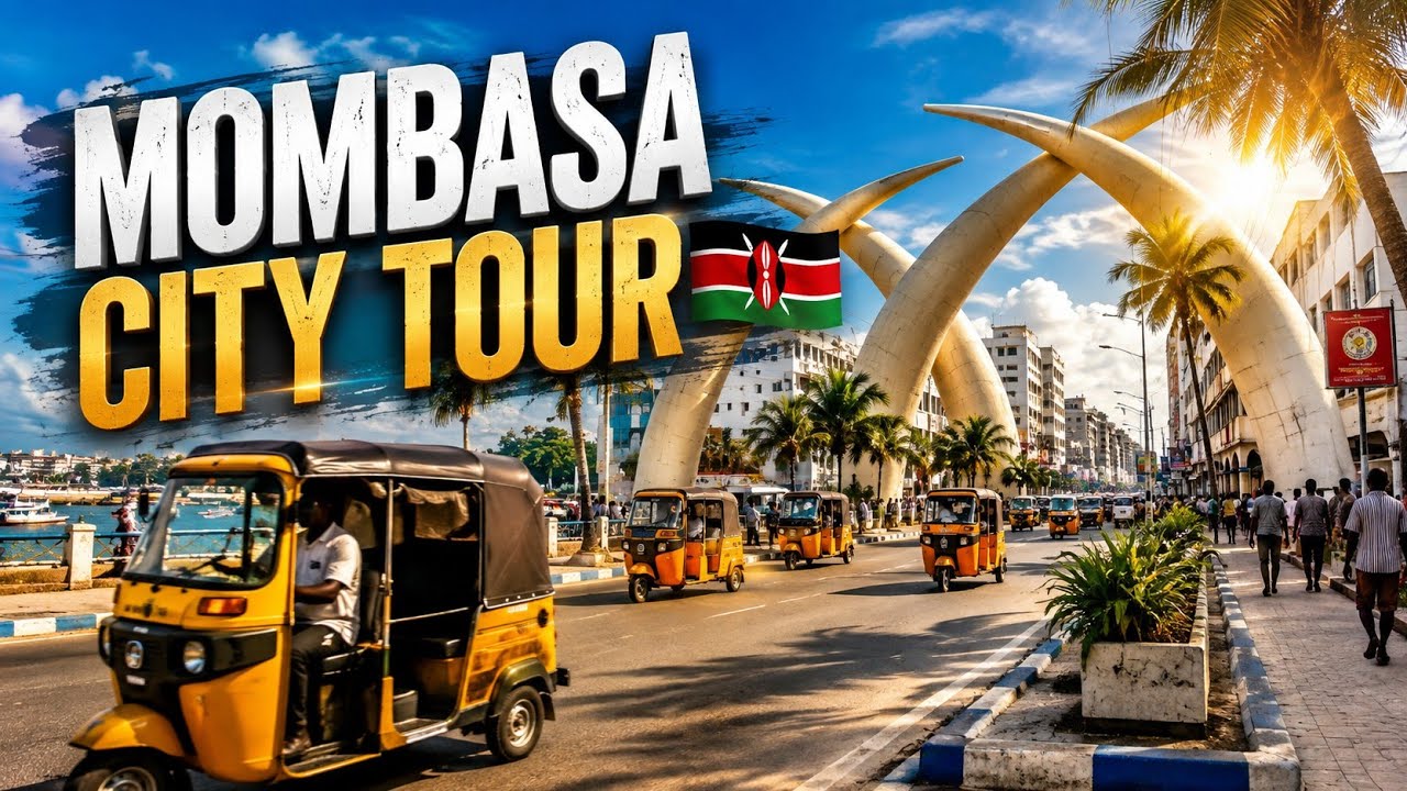 🇰🇪City Tour and Walking in Mombasa City,Kenya🇰🇪  #sightseeing #travel #mombasa #kenya #walking