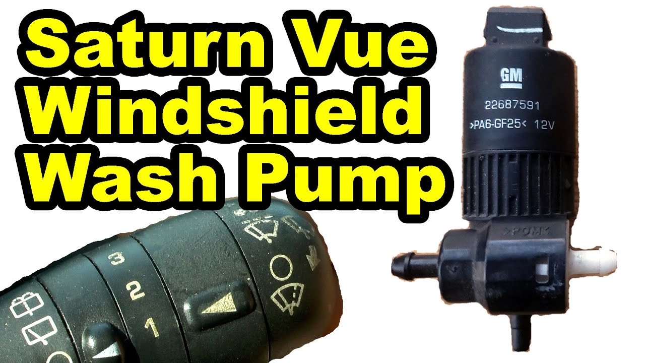 Windshield Wash Pump Replacement - Saturn Vue & Chevy Equinox Windshield Washer Fix