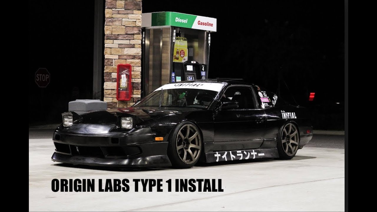 240SX ORIGIN LAB TYPE 1 BUMPER INSTALL.