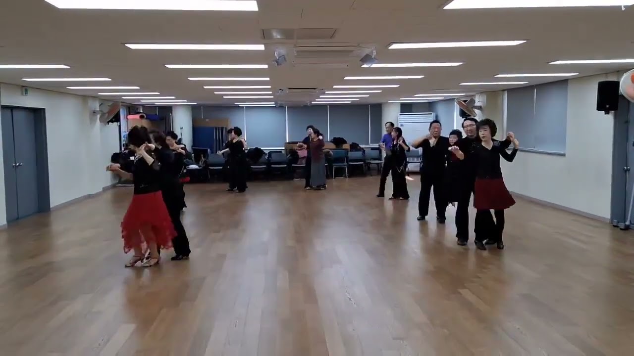 시니어라이프쑈/라틴 댄스 자이브 (Jive)/16주차/도봉1동 주민센터/지도 김연금선생님/