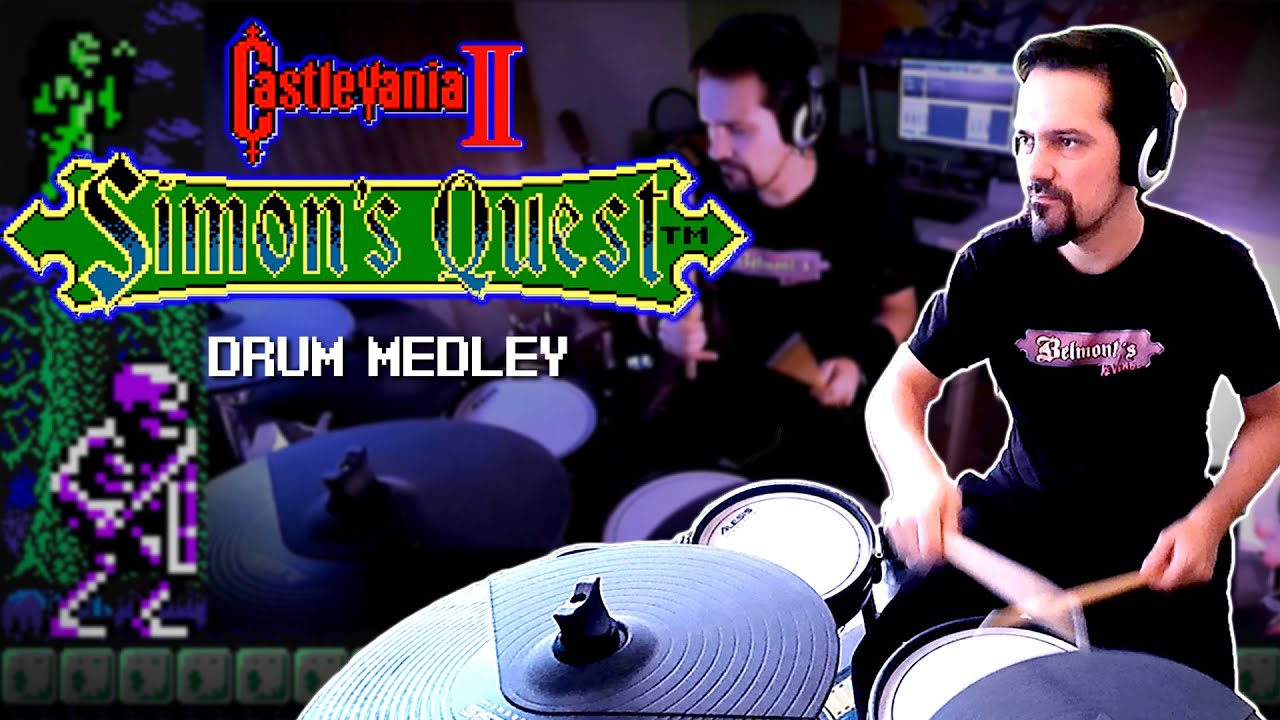 CASTLEVANIA II Simon's Quest OST Drum Cover (Bloody Tears - Dwelling of Doom) [悪魔城ドラキュラ]