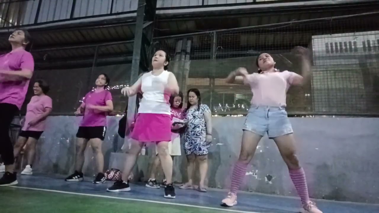 It's time to zumba pink on top part 7@Michelle-h8o9o 