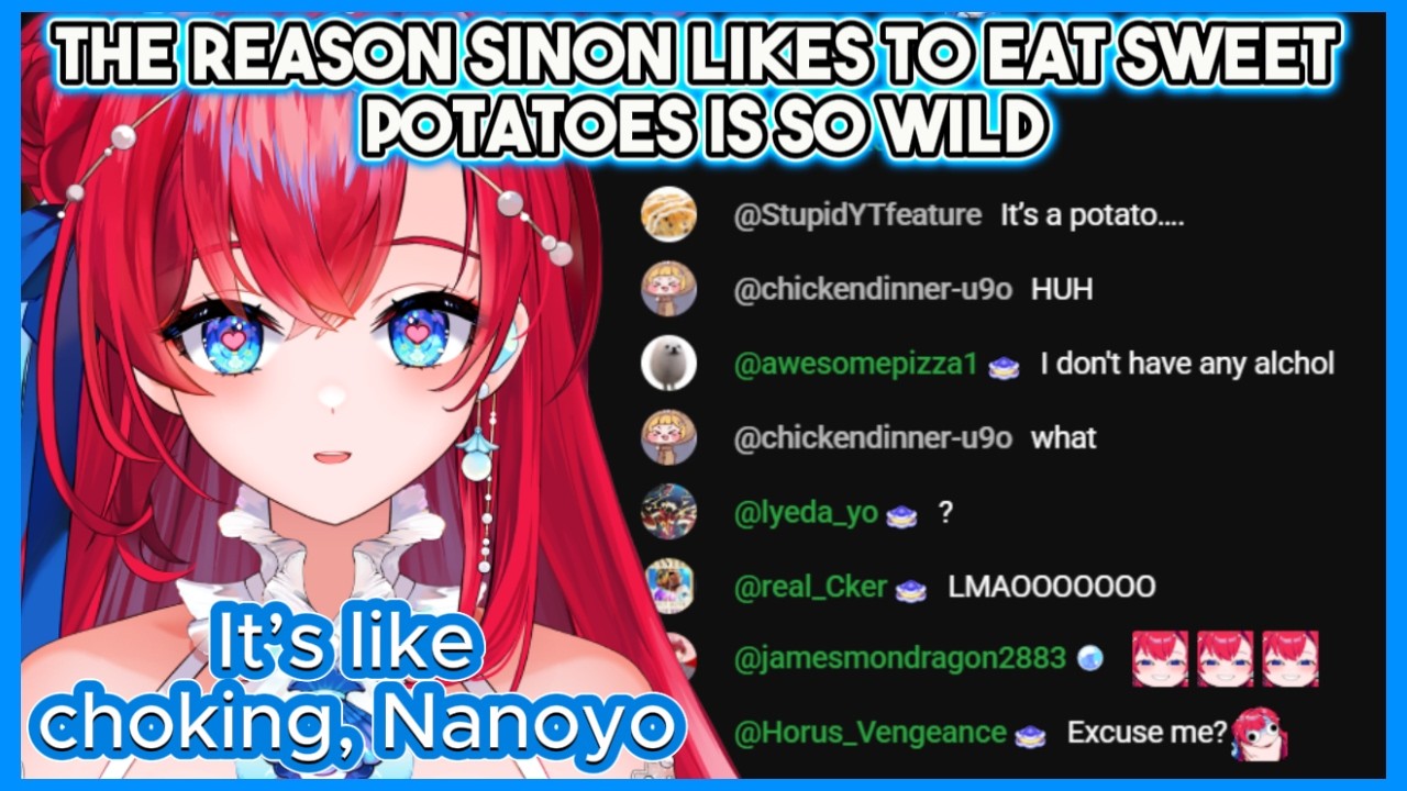 Drunk Sinon Reveals the Strange Reason She Loves Sweet Potatoes 👀| Sinon Sinfonia Clips