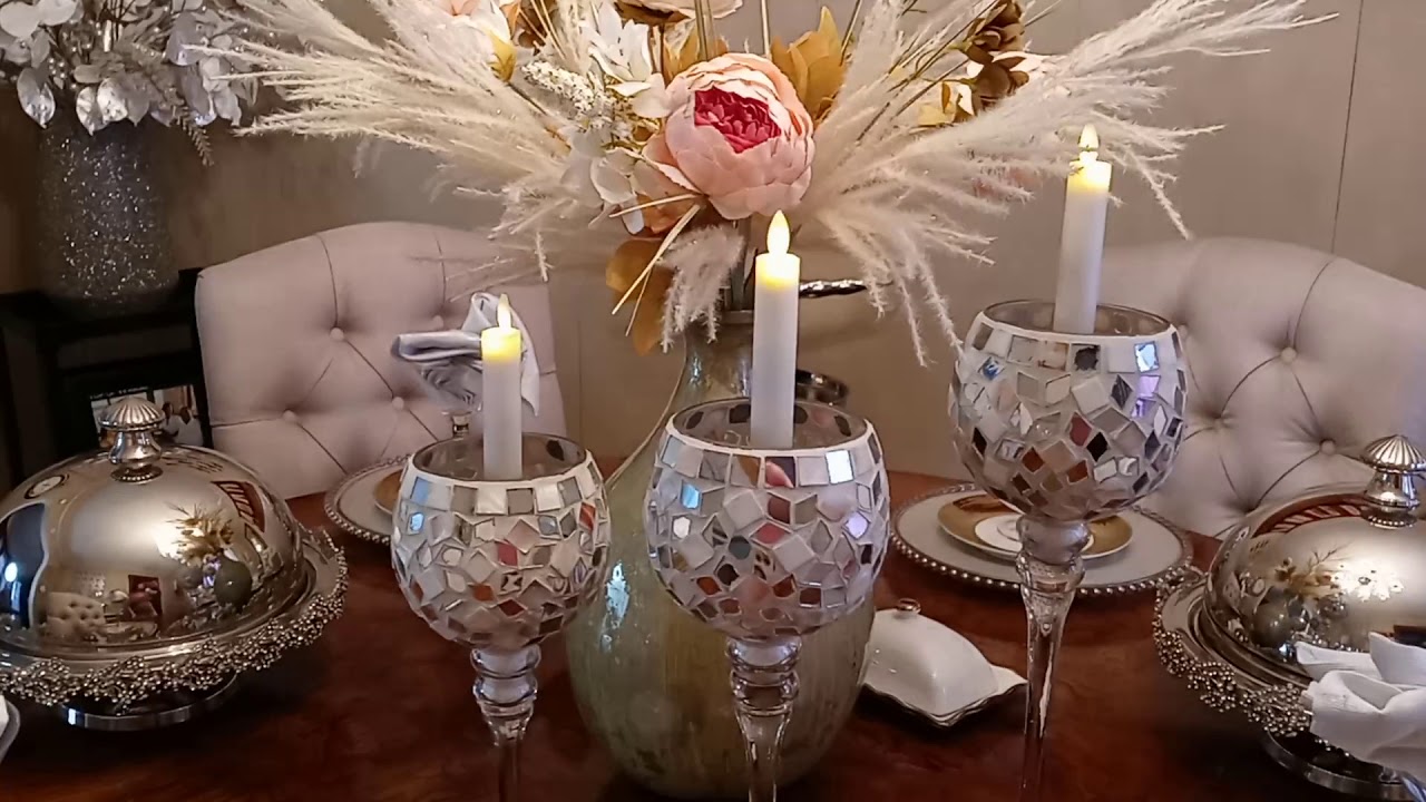 glam tablescape