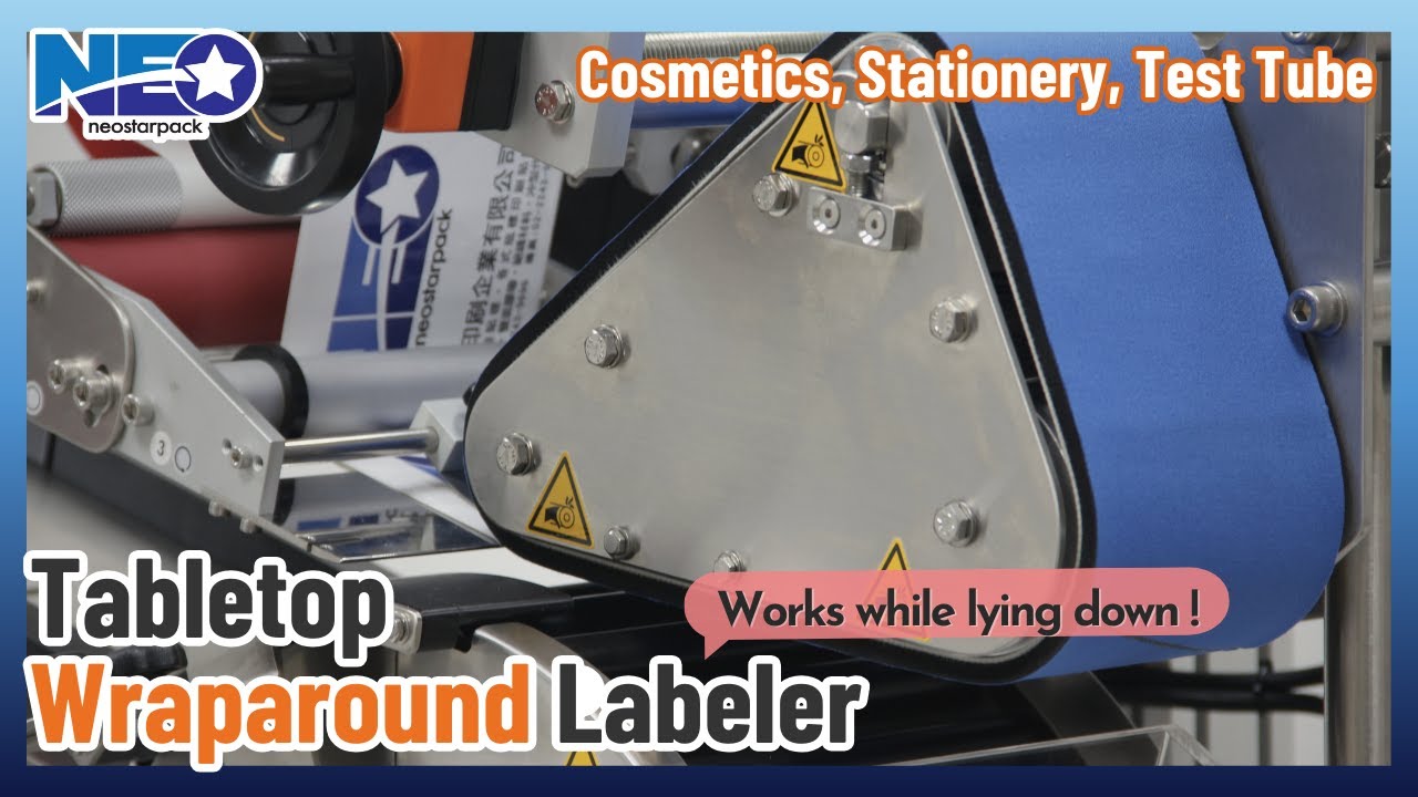 【1500 Lables Within An Hour!】Easy to Label Paper Rolls | Tabletop Wraparound Labeler|Neostarpack