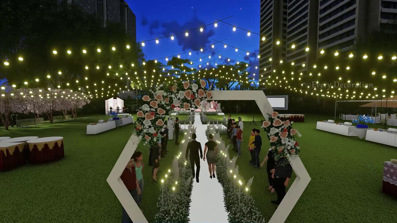 Every Decoration 3d Wedding Layout