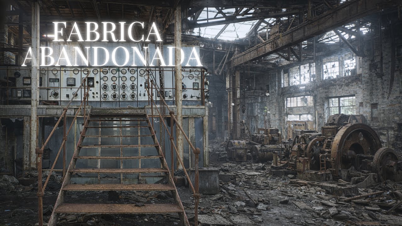 Fábrica abandonada con todo en su interior . Urbex España 