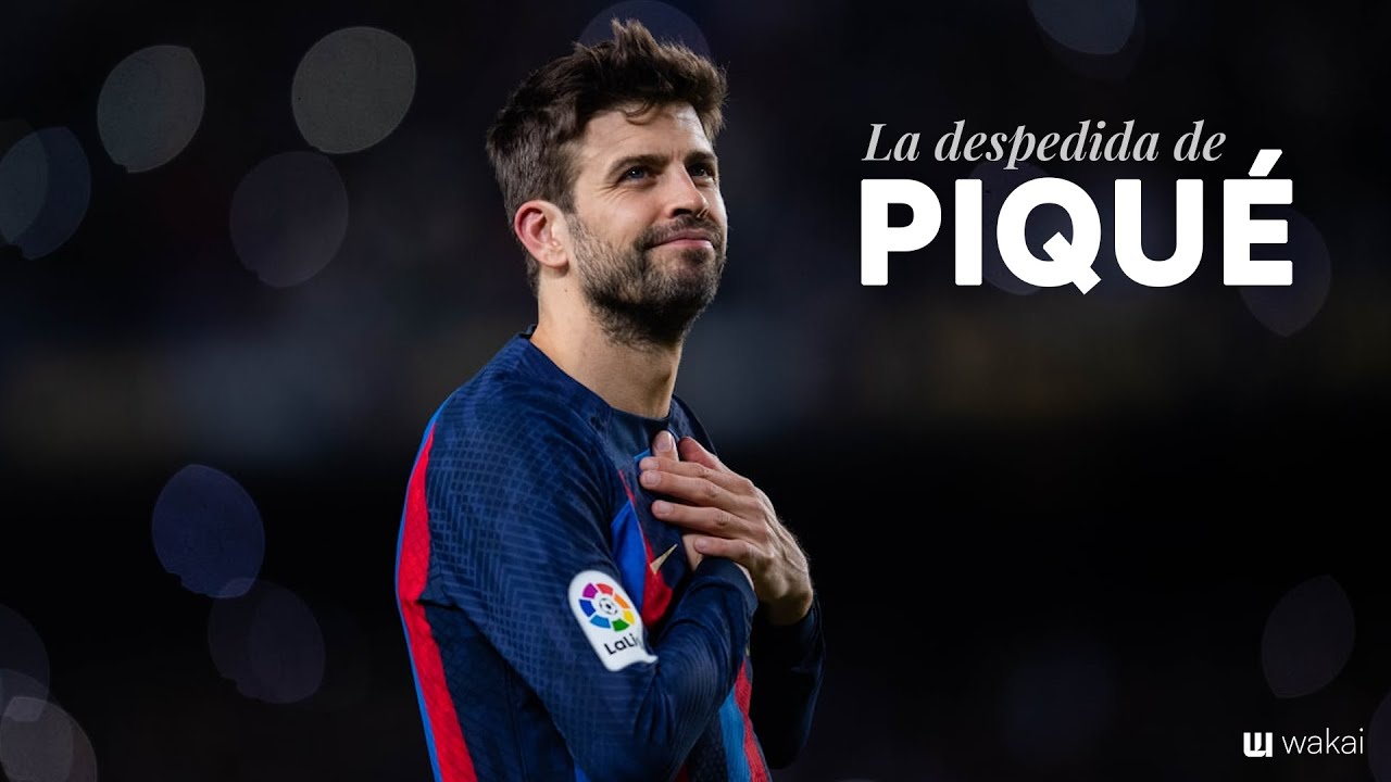 La despedida de Gerard PIQUÉ del CAMP NOU desde dentro