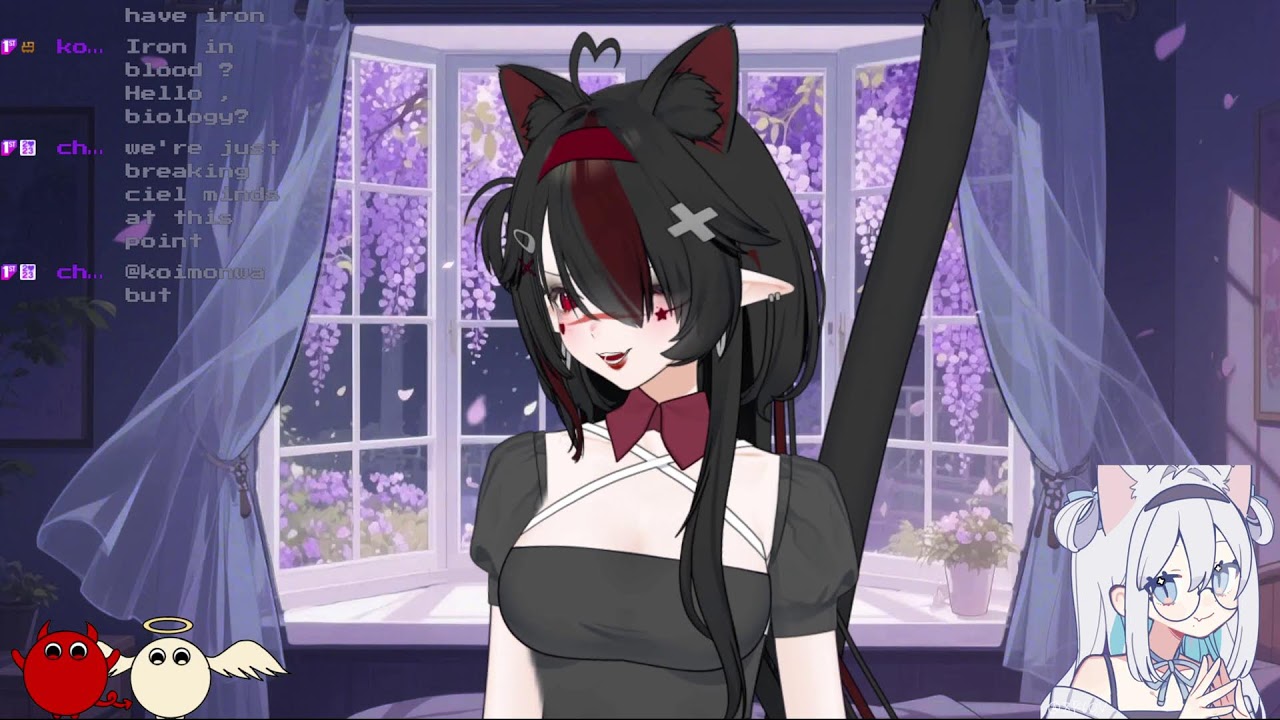 𑣲 COMMUNITY CHALLENGE REWARD♡ Making emo Cielle with the senmaku model I stream on pruple app !