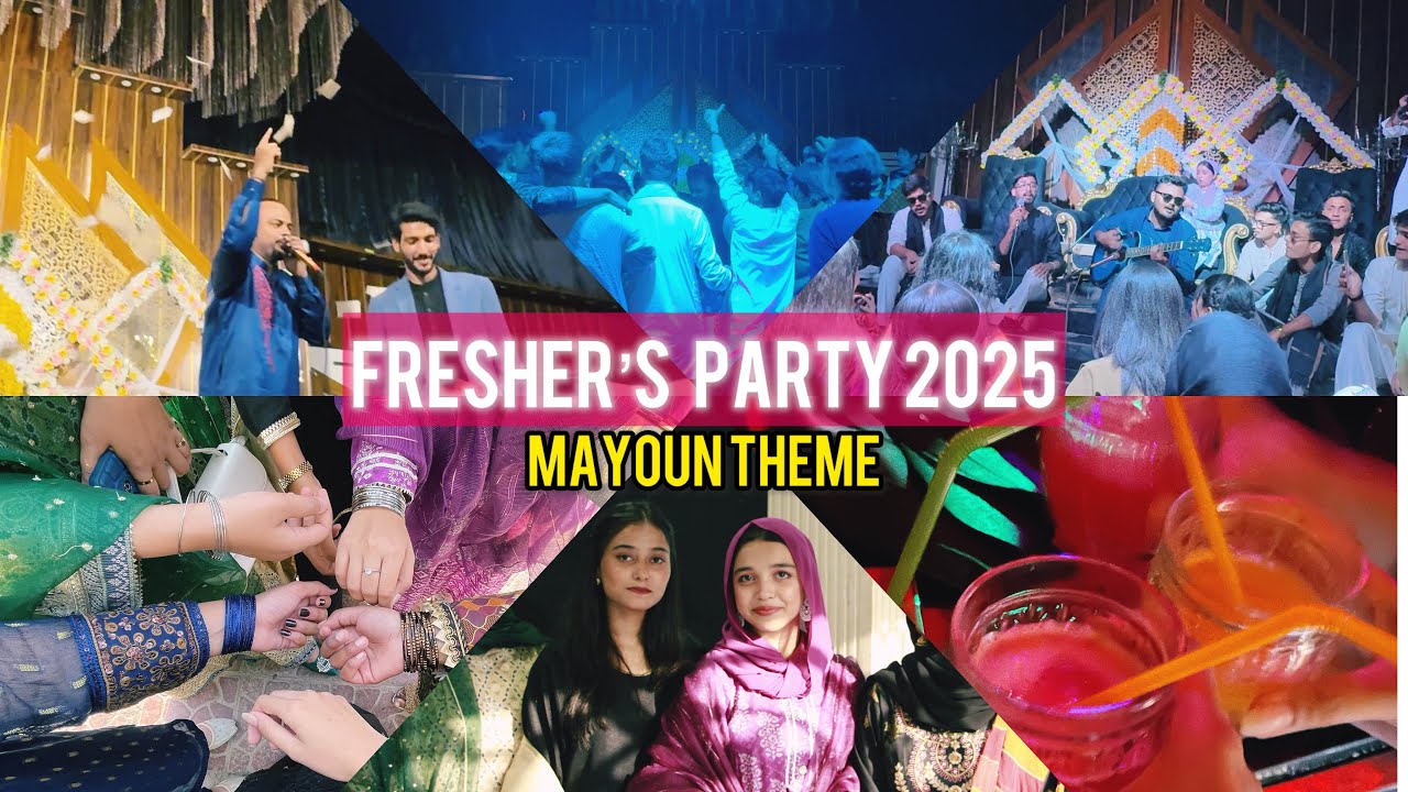 Fake mayoun party😆🎉 | NED University Fresher's party 2025 | Qawali and dance performances🤩 | Ned Uni
