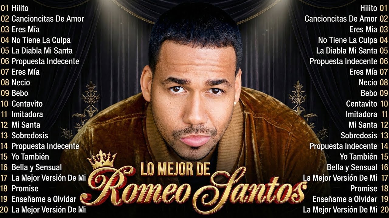 Romeo Santos Sus Mejores Éxitos 2025 🌹🌹Nuevo Romeo Santos 2025   Bachatas Romeo Santos 2025