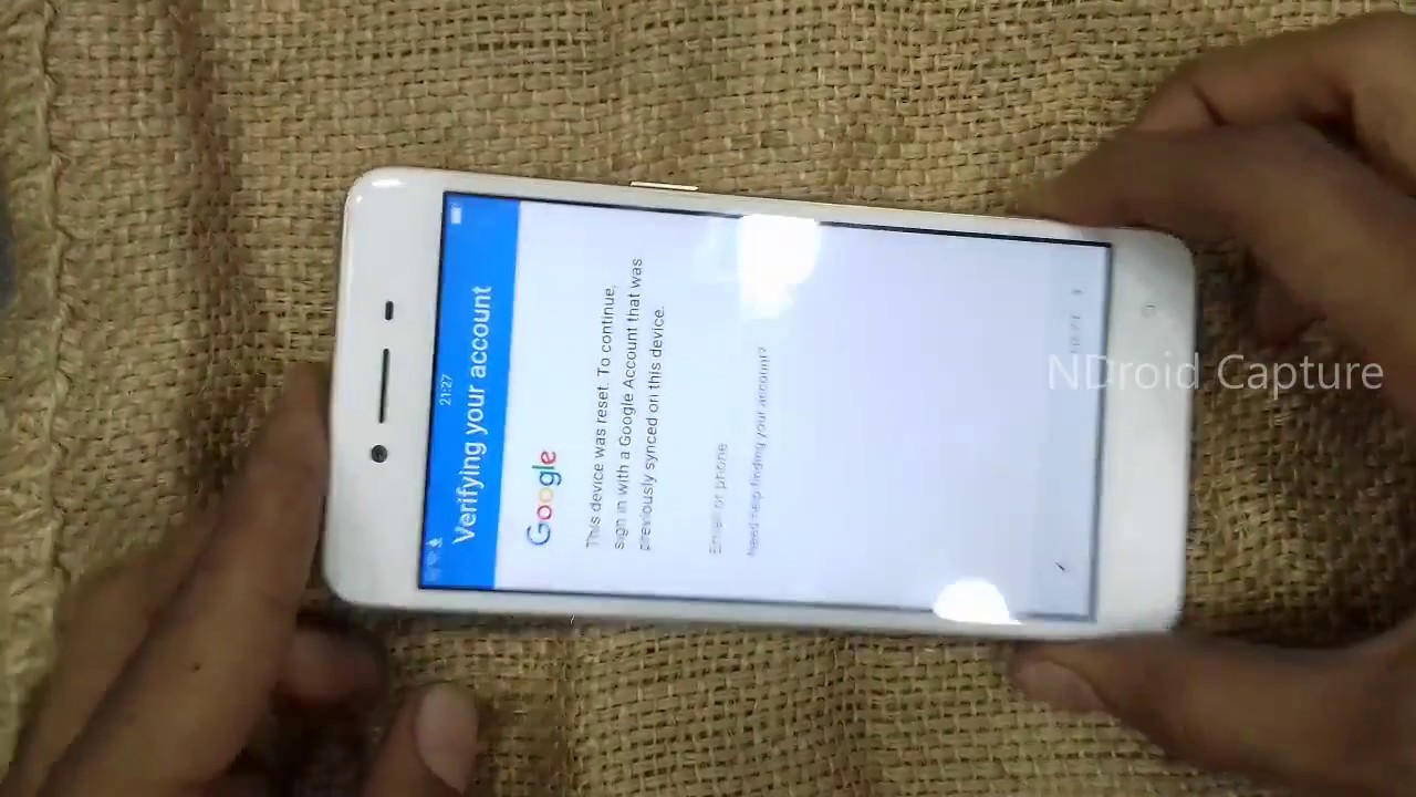 Как разблокировать блокировку FRP на Oppo A37, обход учетной записи Gmail