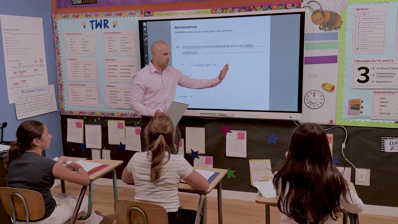 Modeling explicit writing instruction with The Writing Revolution
