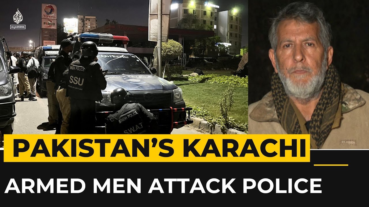 Armed men attack police compound in Pakistan&rsquo;s Karachi