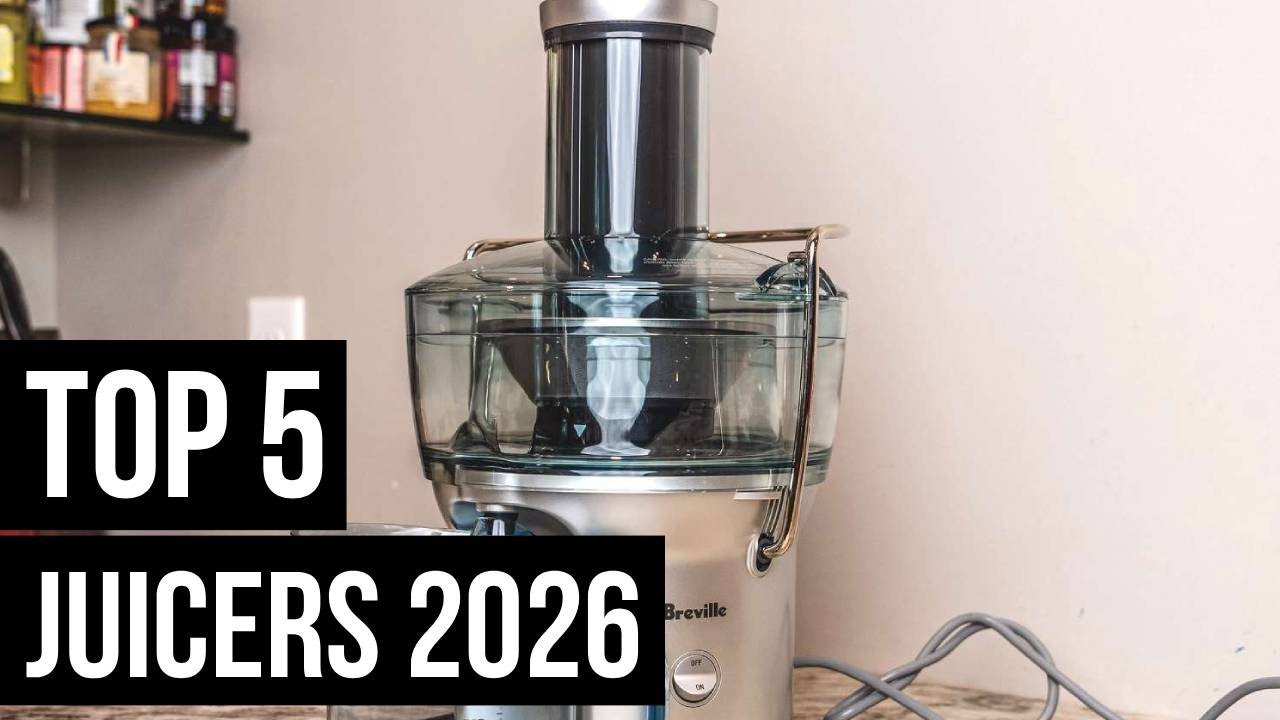 5 Best Juicers 2026 | For Smoothies, Detox & Daily Nutrition!