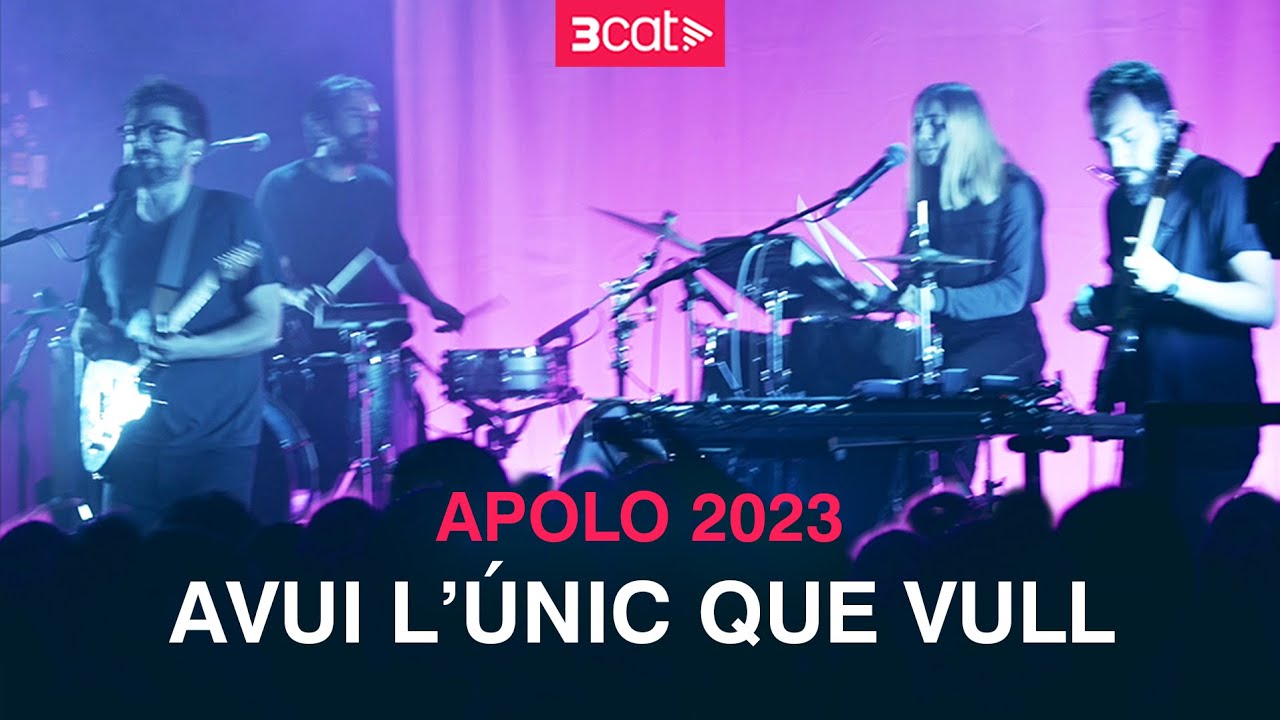 PAU VALLVÉ - Avui l'únic que vull (Concert a l'Apolo 2023)